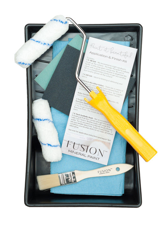 Fusion Paint Kit (incl. 2 Rollers,2 Sanding Pads, 1" Brush, Tray)