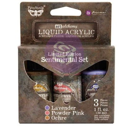 Finnabair Art Alchemy Liquid Acrylic Set - Sentimental