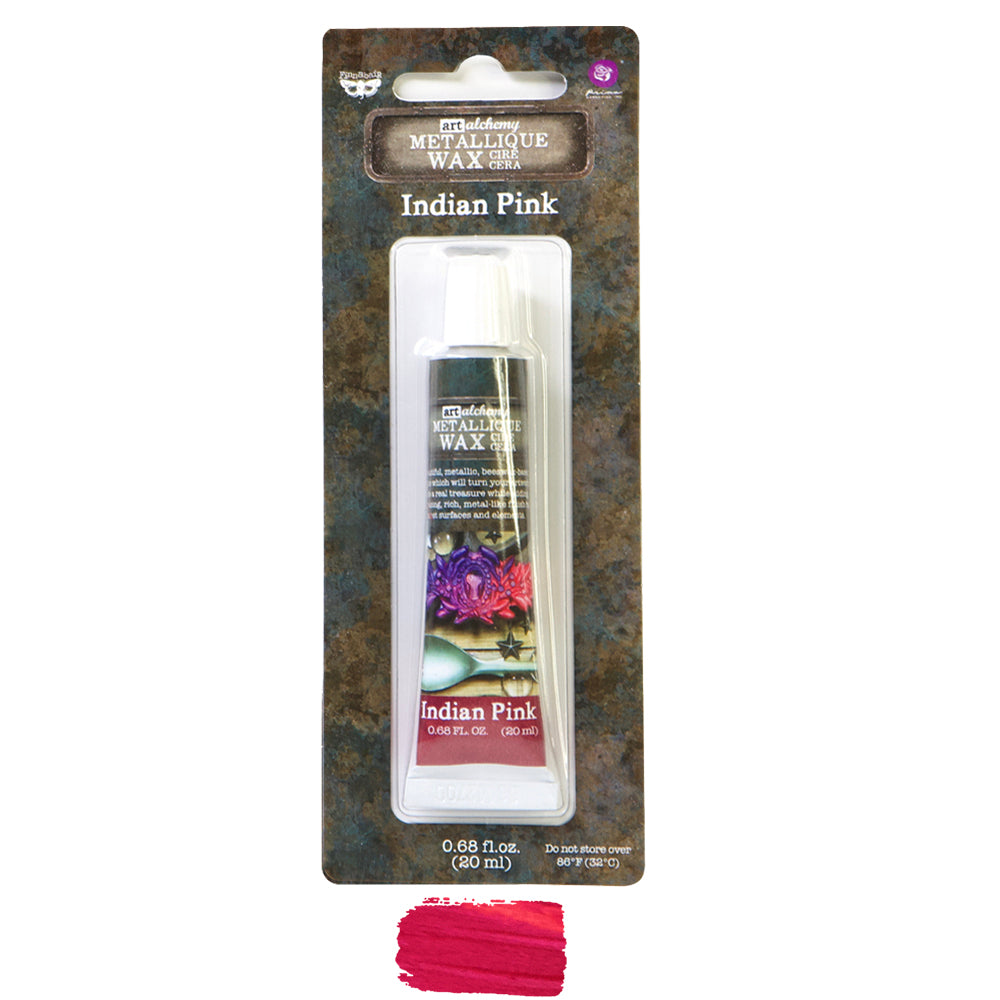 Finnabair Art Alchemy Metallique Wax - Indian Pink