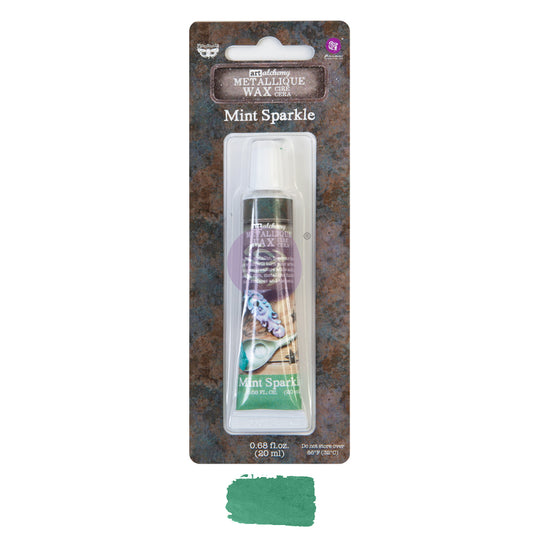 Finnabair Art Alchemy Metallique Wax - Mint Sparkle
