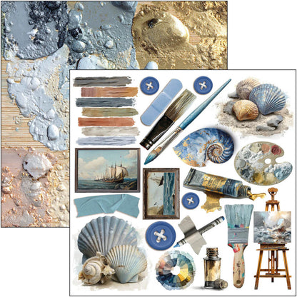 Fussy Cut Pad 6"x6" 24/Pkg - An Artist Journey