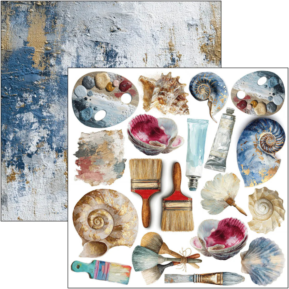 Fussy Cut Pad 6"x6" 24/Pkg - An Artist Journey