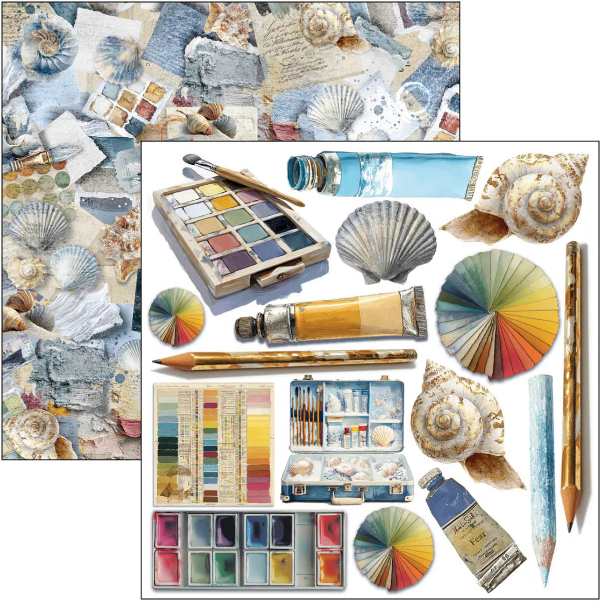 Fussy Cut Pad 6"x6" 24/Pkg - An Artist Journey