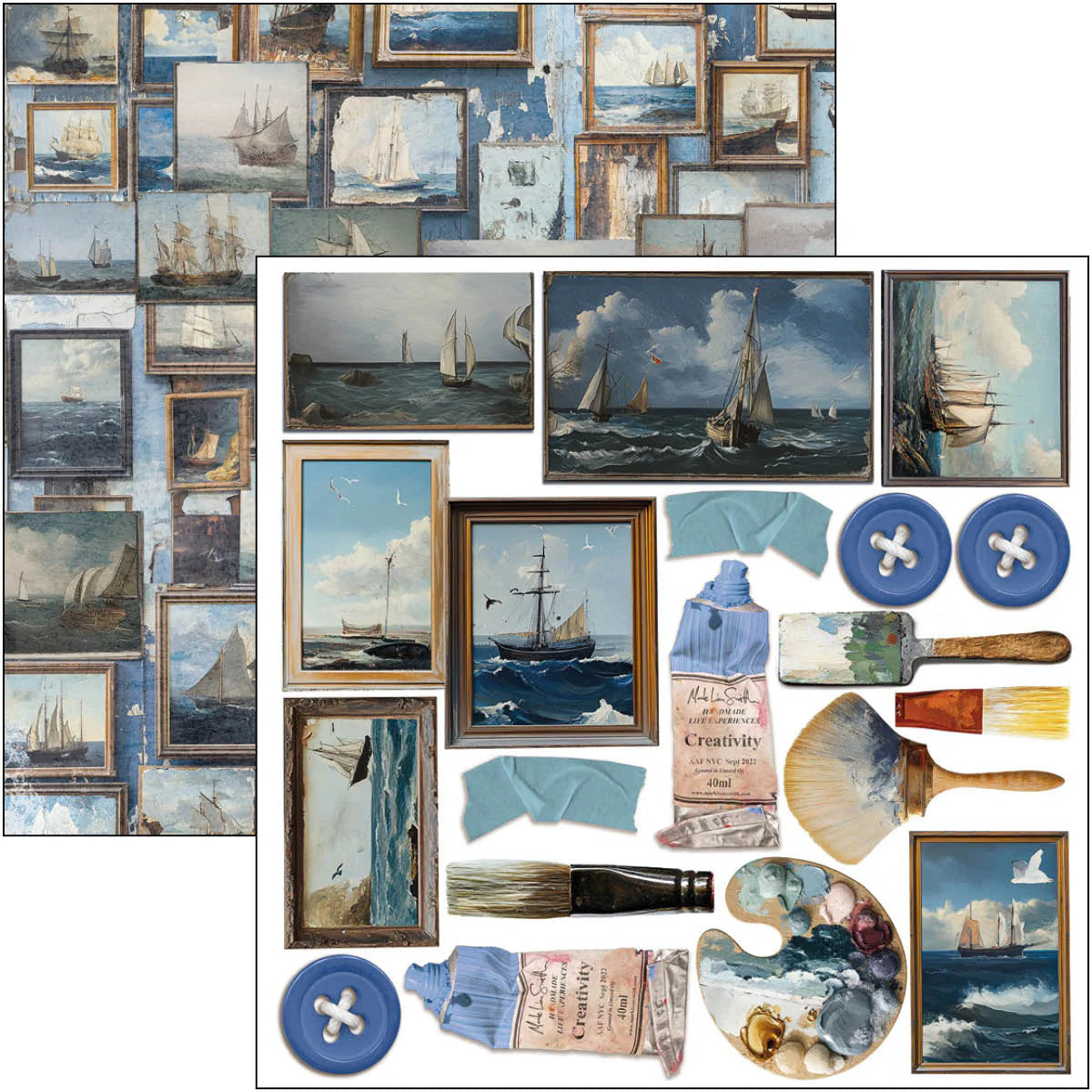 Fussy Cut Pad 6"x6" 24/Pkg - An Artist Journey