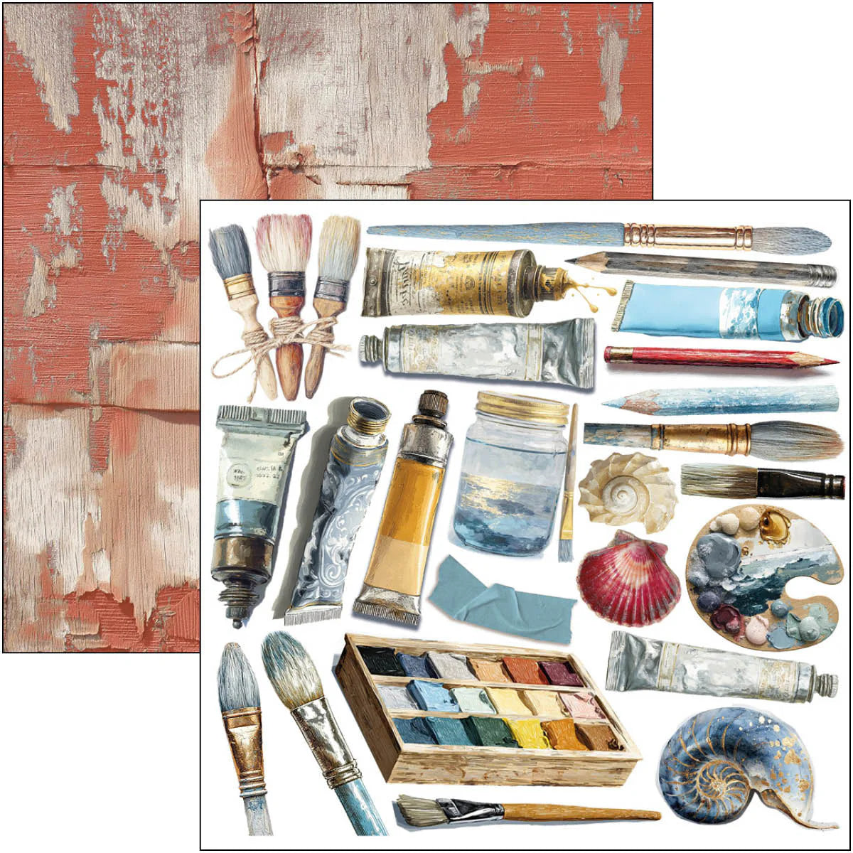 Fussy Cut Pad 6"x6" 24/Pkg - An Artist Journey