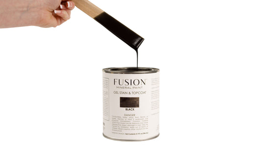 Fusion Gel Stain and Top Coat 946mL - Black