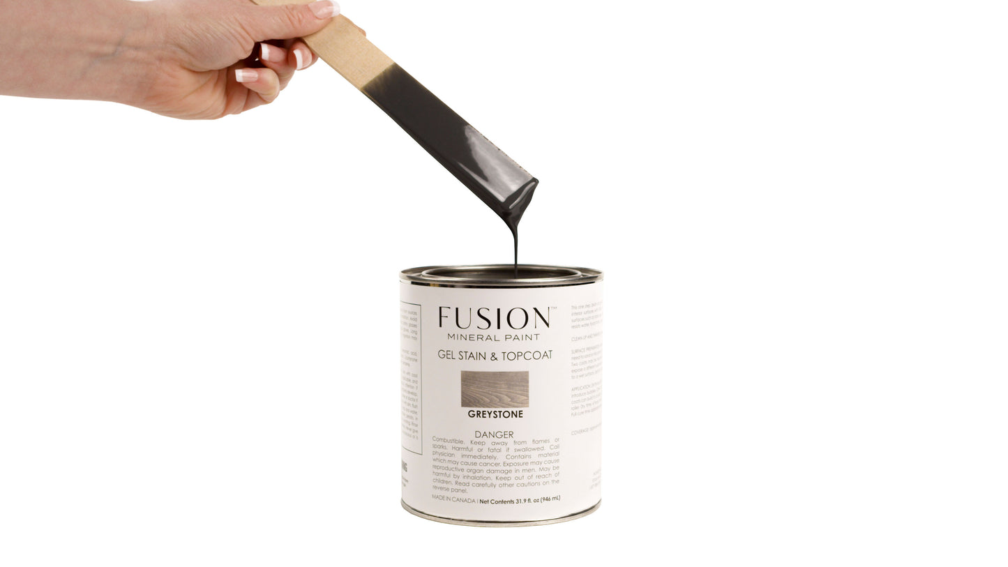 Fusion Gel Stain and Top Coat 946mL - Greystone