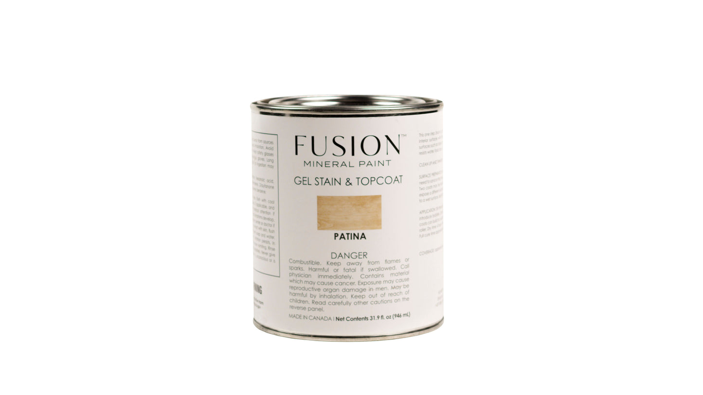 Fusion Gel Stain and Top Coat 946mL - Patina