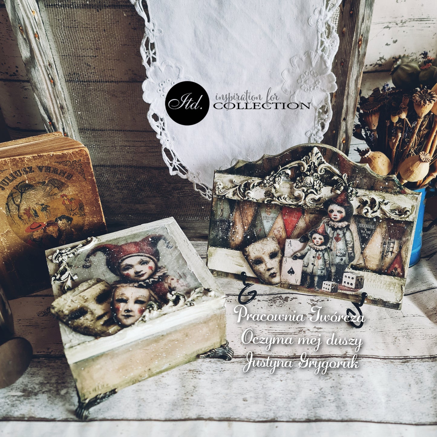 Decoupage Rice Paper Mini Set - Carnival, Masquerade II