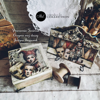 Kit creativo de papel de arroz para decoupage: Luces y sombras (parte 2) (Reserva especial)