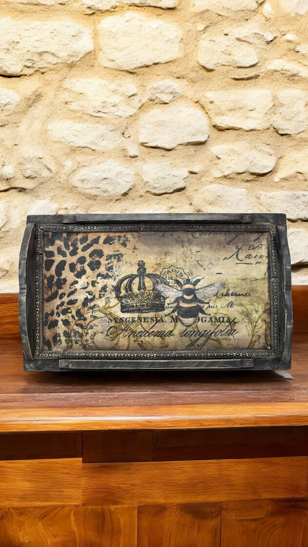 Handmade - Queen Bee-Style Upcycled Serving Tray