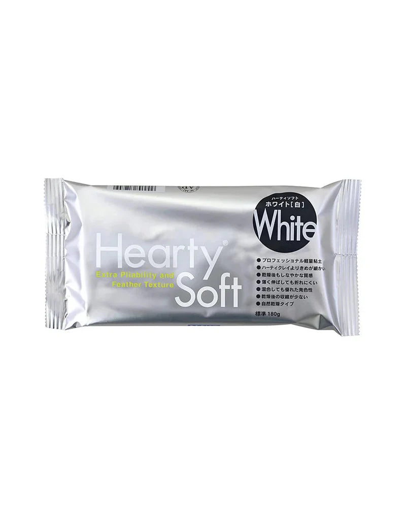 Packaged product labeled 'Hearty Soft White' on a white background