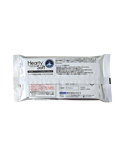 Pack of Hearty Soft wipes on a white background