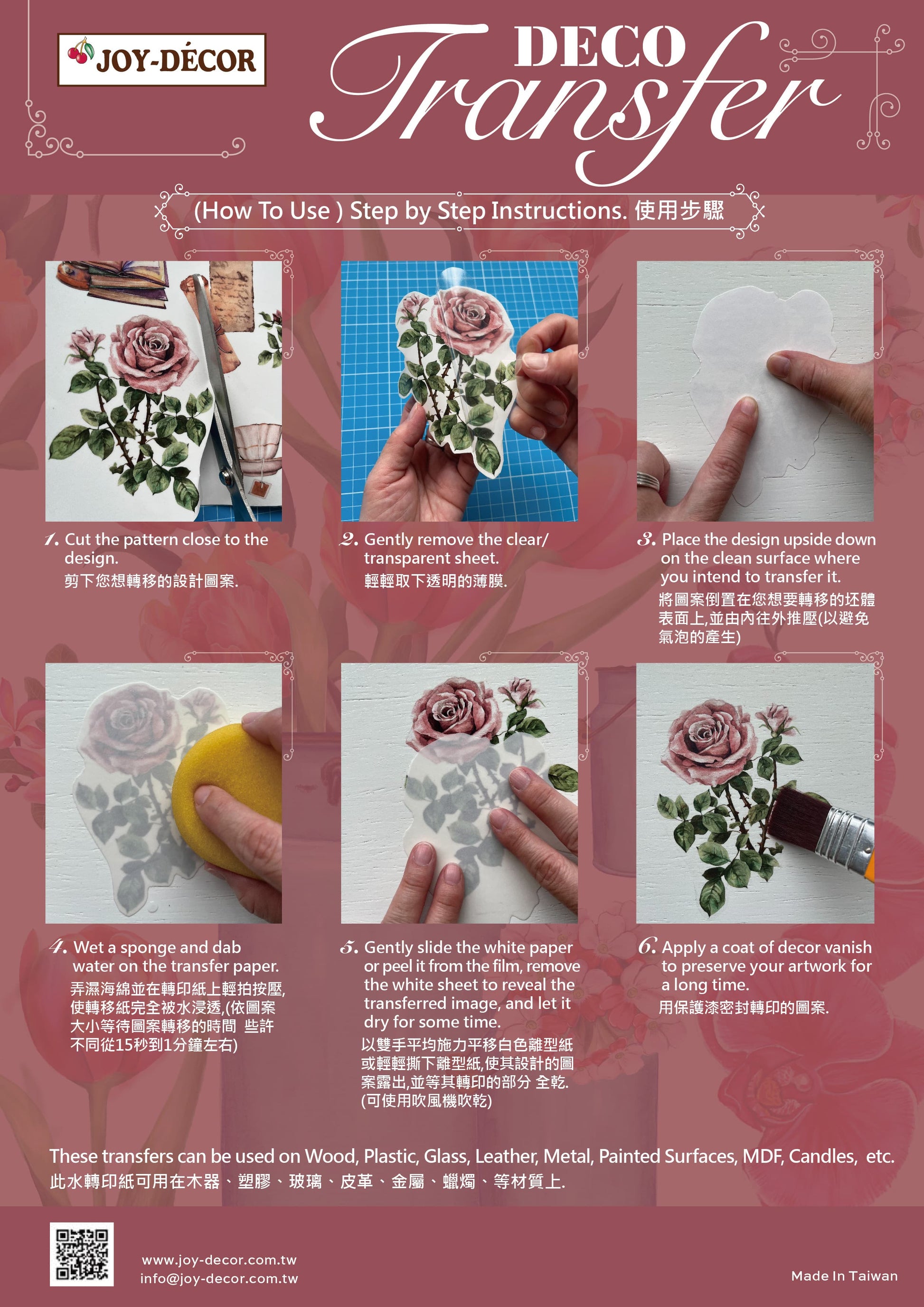 How to Use Wet Transfers