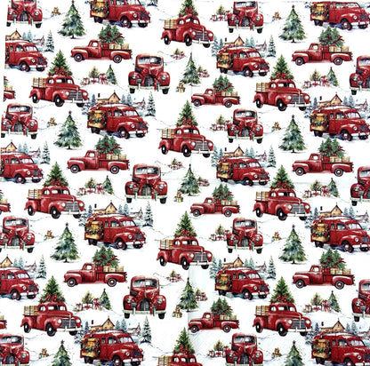 Servilletas para decoupage de 6,5" (2 unidades) - Diseño de muñeco de nieve