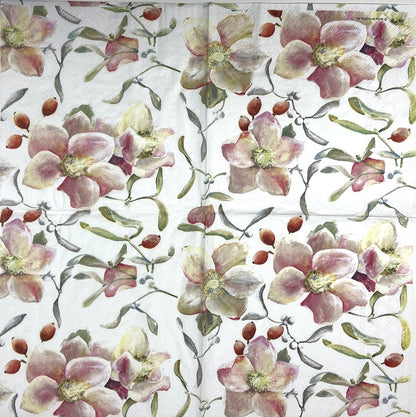 Decoupage Napkins 6.5" (2pcs)- Festive Grace