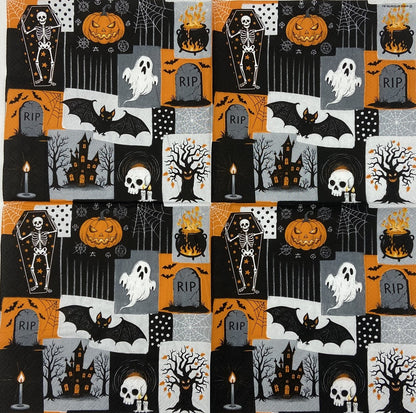 Servilletas para decoupage de 6,5" (2 unidades) - Diseño de muñeco de nieve