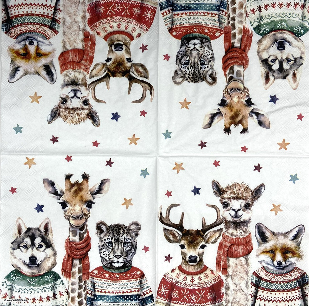 Decoupage Napkins 6.5" (2pcs)- Martin and Friends