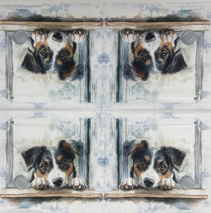Servilletas para decoupage de 6,5" (2 unidades) - Diseño de muñeco de nieve