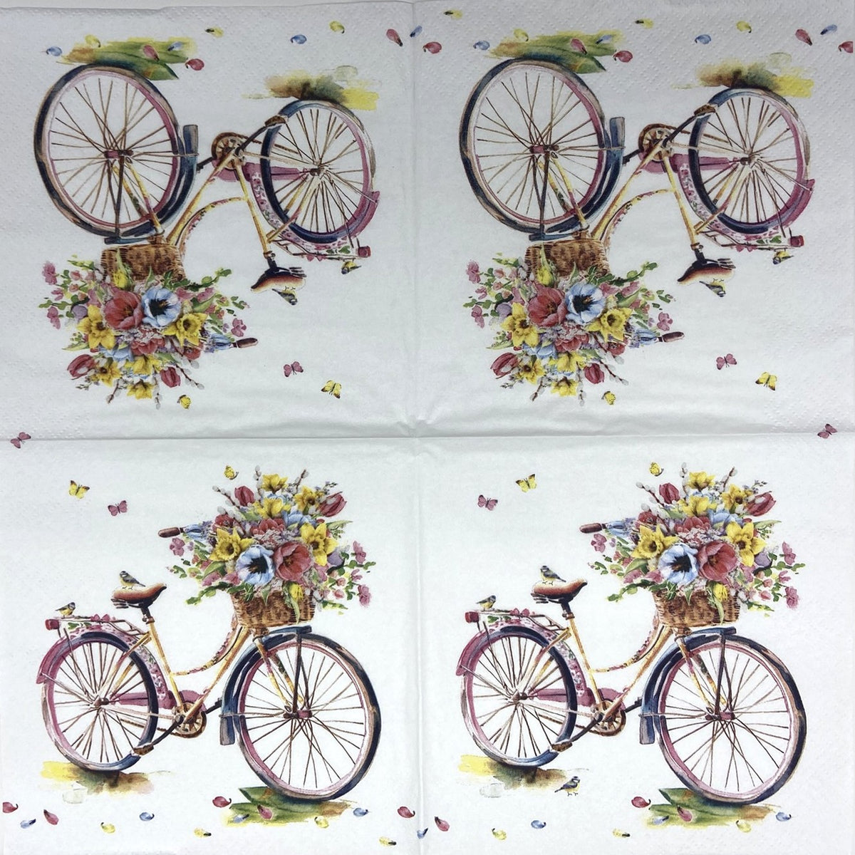 Decoupage Napkins 6.5" (2pcs)- Viaggio di Primavera