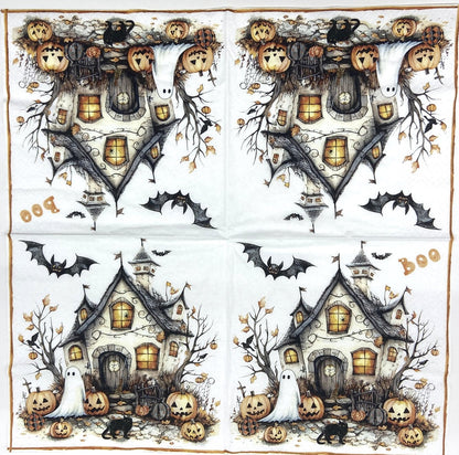 Decoupage Napkins 6.5" (2pcs)- Boo