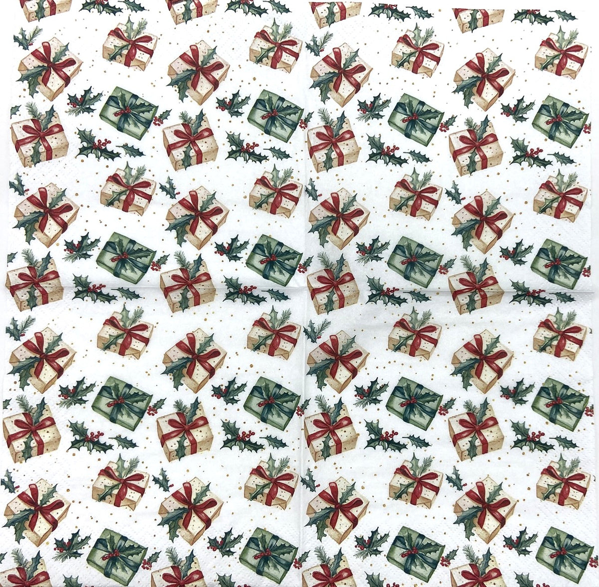 Servilletas para decoupage de 6,5" (2 unidades) - Diseño de muñeco de nieve