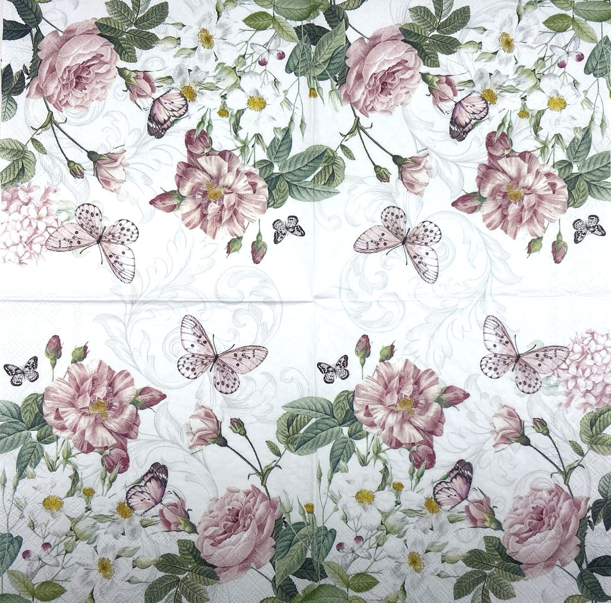 Decoupage Napkins 6.5" (2pcs)- Amelia