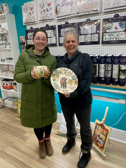 Drop-In Decoupage/Illuminated Bottle Workshop