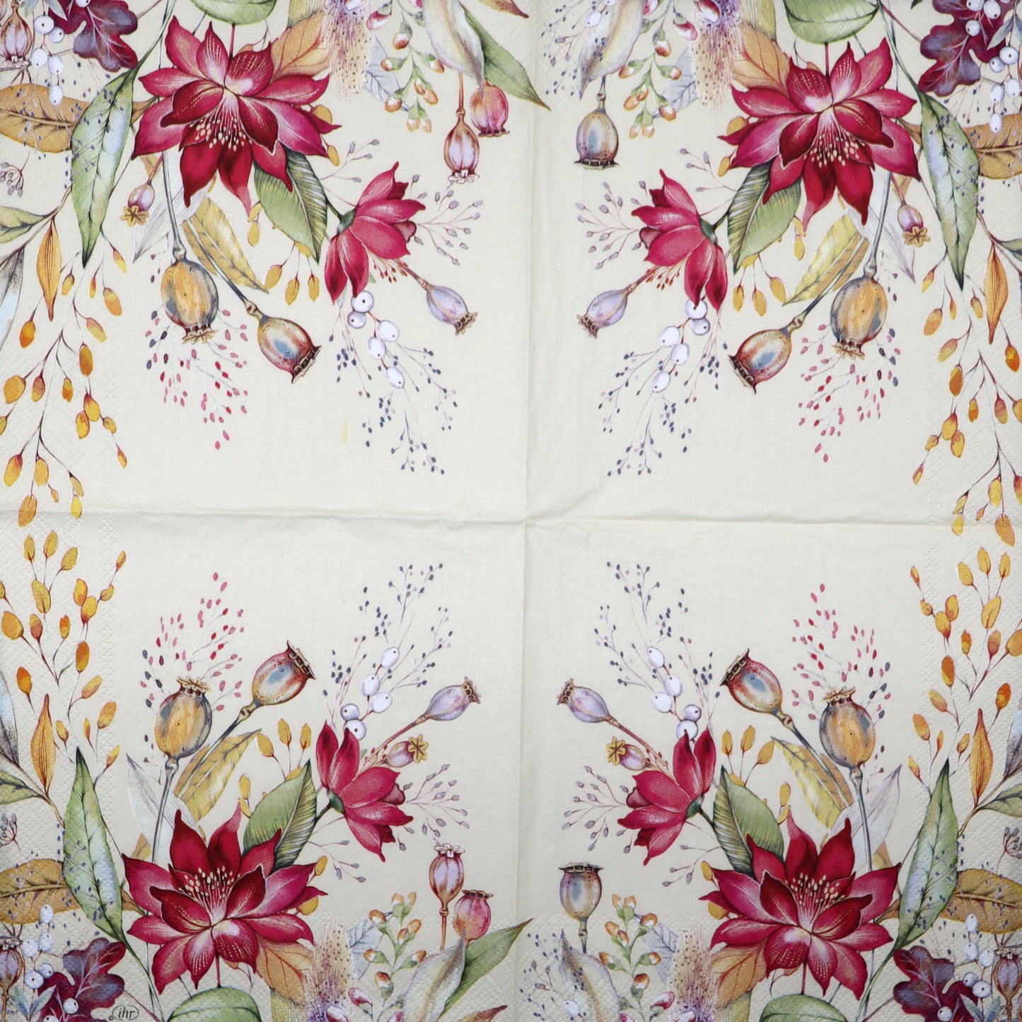 Decoupage Napkins 6.5"  (2pcs)- Autumn Meadow