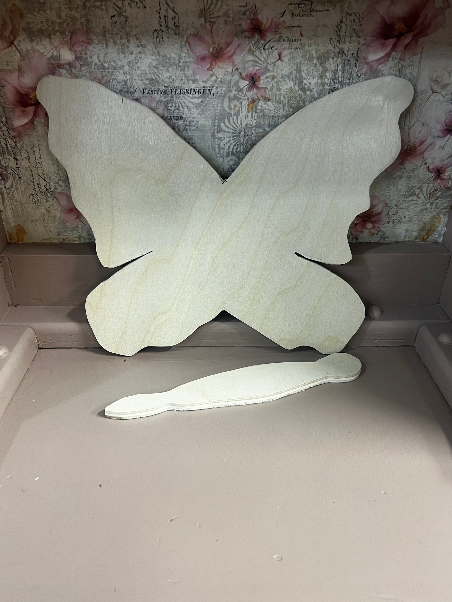 Wooden Butterfly Blank
