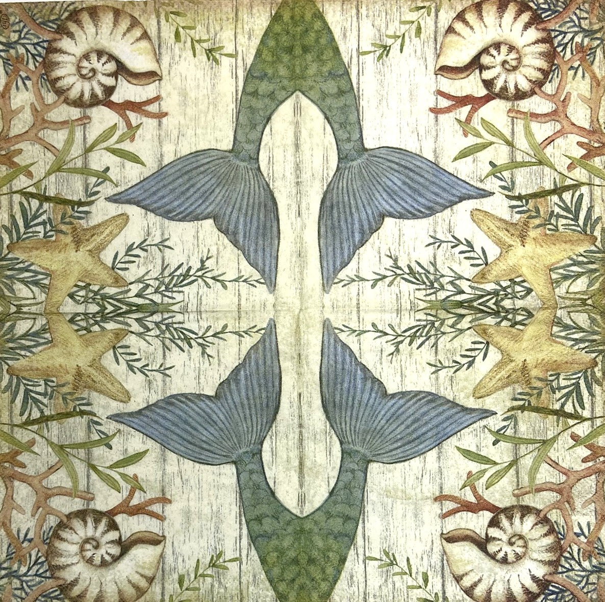 Decoupage Napkins 5" (2pcs)- Seas the Day