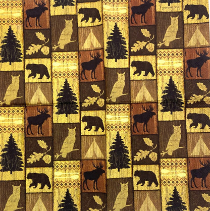 Decoupage Napkins 5" (2pcs)- Lake Lodge Fall Autumn