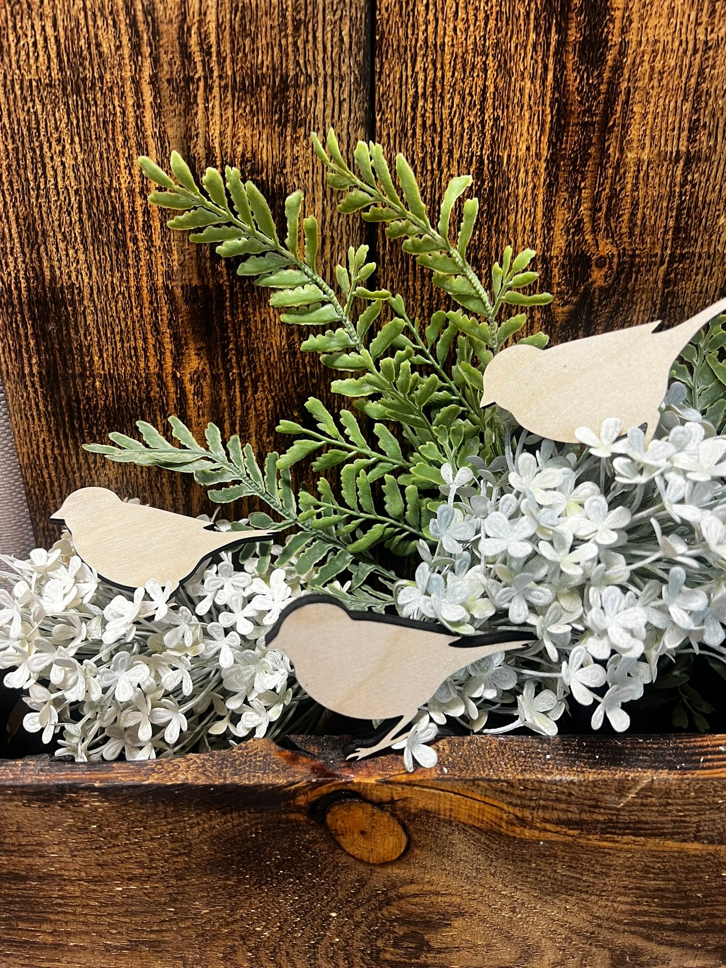 Mini Wooden Birds (3PK)