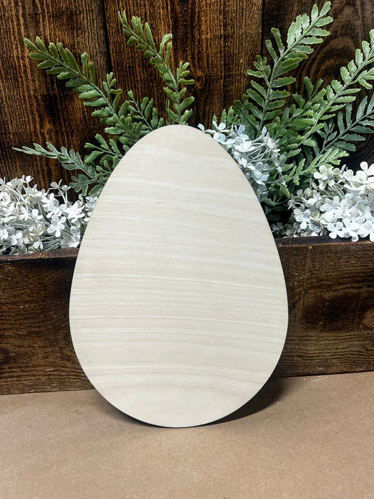 Wooden Easter Egg Blank