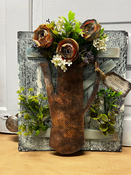 Rustic Watering Can Floral Workshop