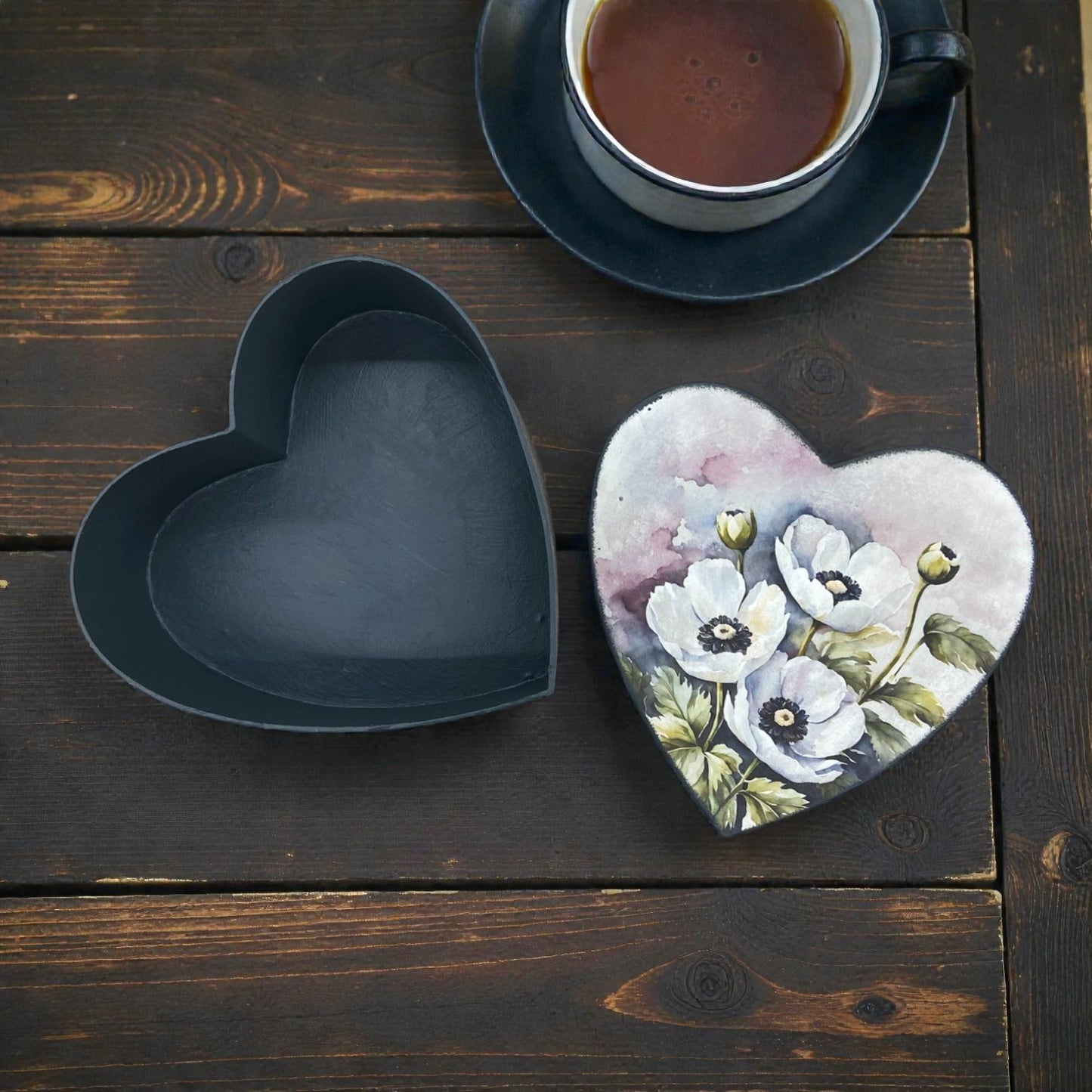 Rice Paper Decoupage - Heart Box Project