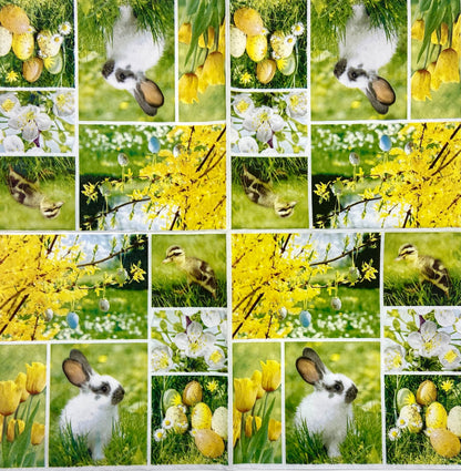 Decoupage Napkins 6.5"  (2pcs)- Easter Collage