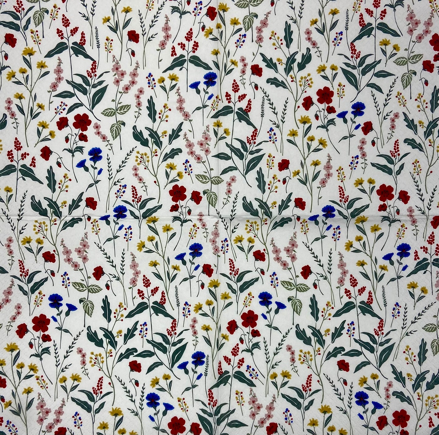 Decoupage Napkins 6.5"  (2pcs)- Pretty Meadow