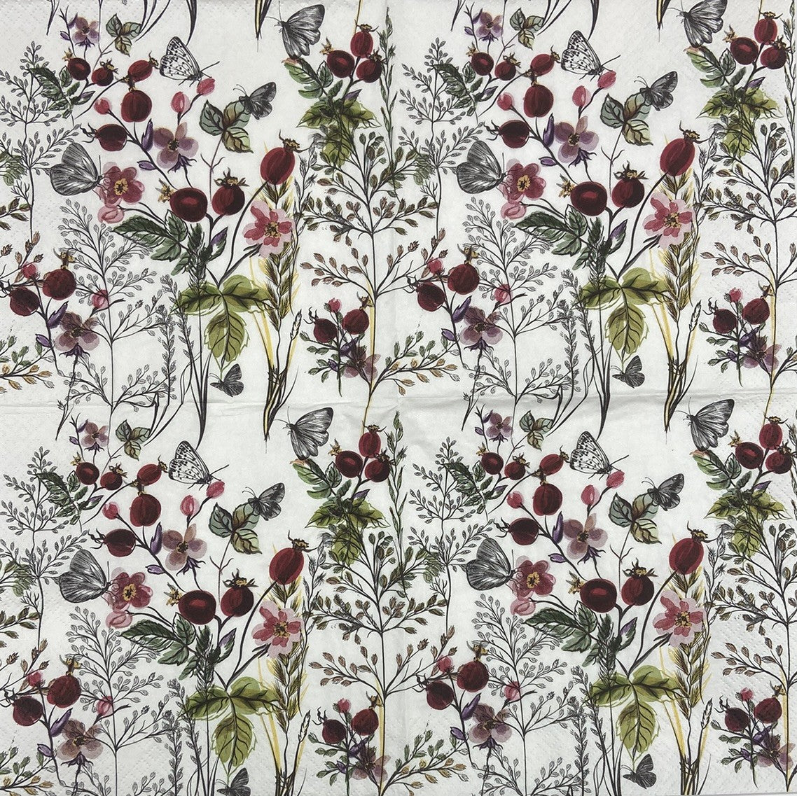 Decoupage Napkins 6.5"  (2pcs)- Autumn Scene