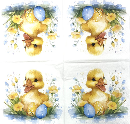 Decoupage Napkins 6.5" (2pcs)- Baby Duck