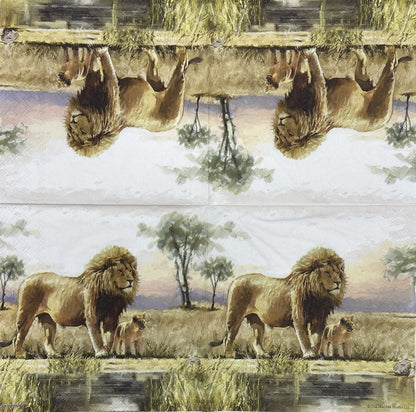 Servilletas para decoupage de 6,5" (2 unidades) - Diseño de muñeco de nieve