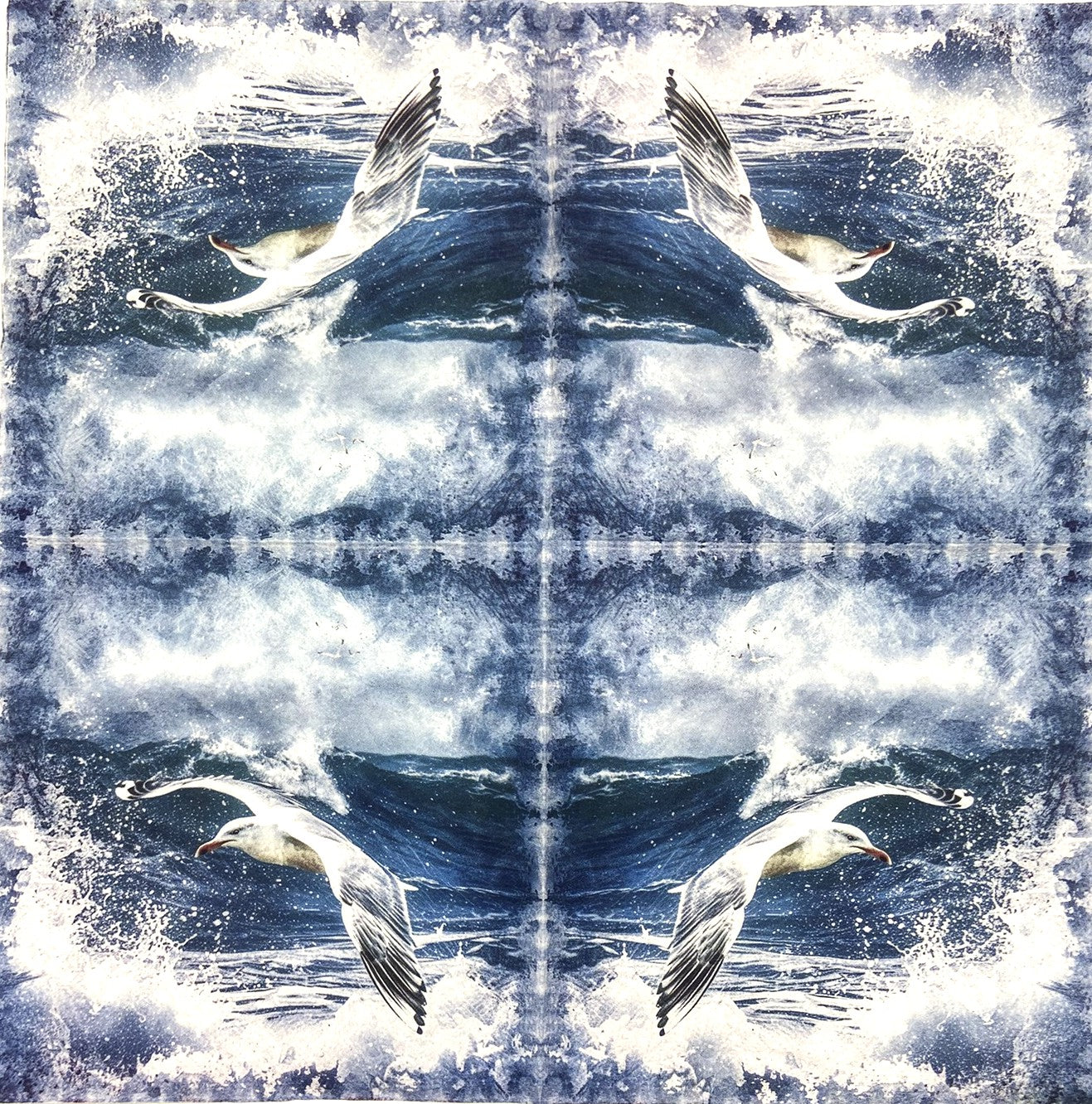Servilletas para decoupage de 6,5" (2 unidades) - Diseño de muñeco de nieve