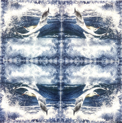 Servilletas para decoupage de 6,5" (2 unidades) - Diseño de muñeco de nieve