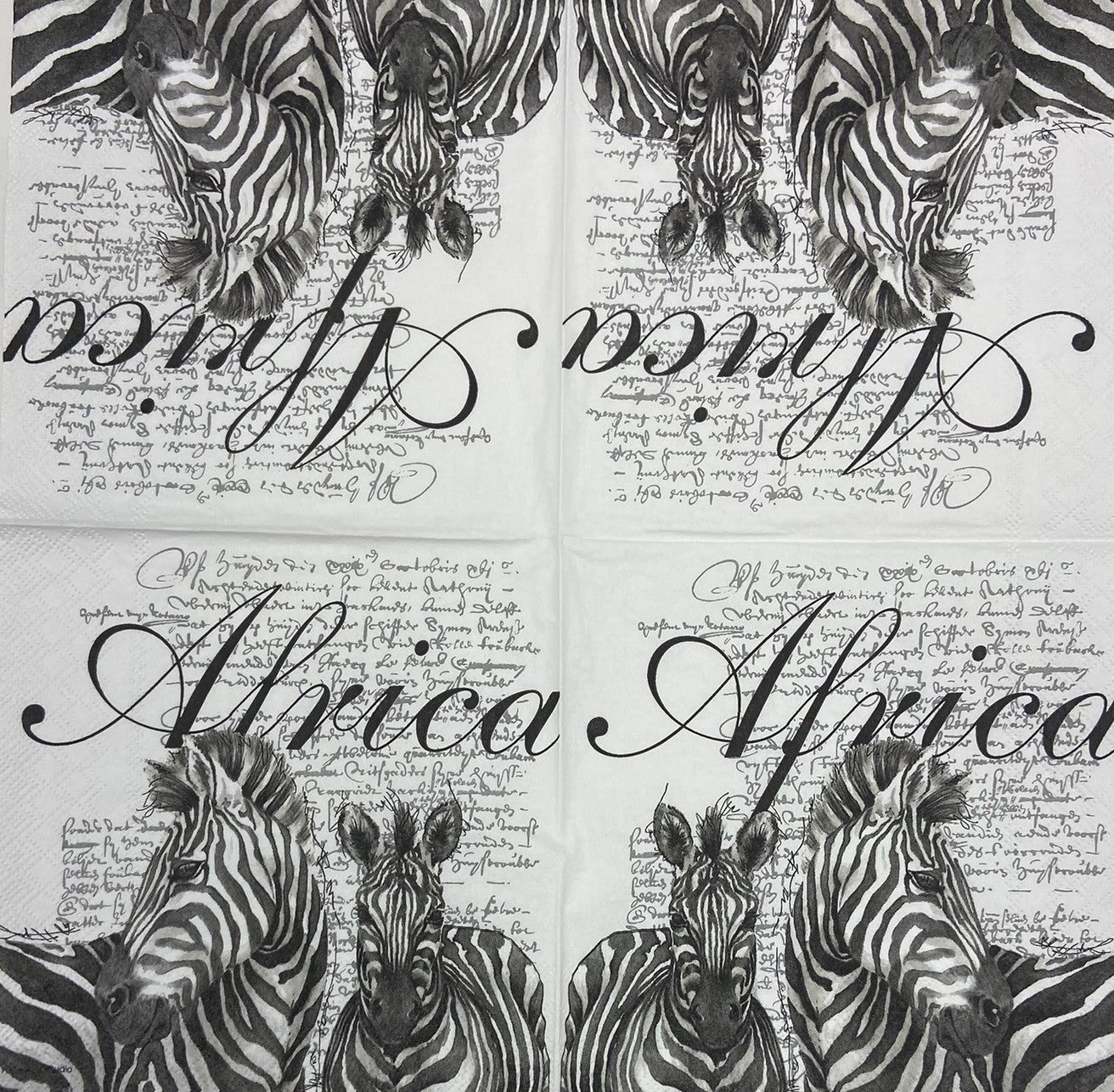 Decoupage Napkins 6.5" (2pcs)- Africa