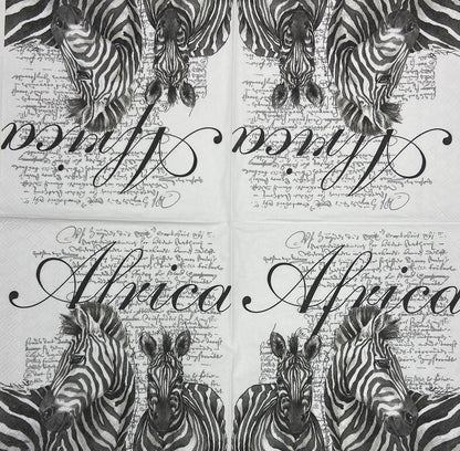 Decoupage Napkins 6.5" (2pcs)- Africa