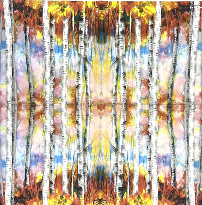 Decoupage Napkins 6.5" (2pcs)- Birch Forest