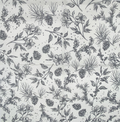 Decoupage Napkins, Lunch 6.5"  (2pcs)- Elodie
