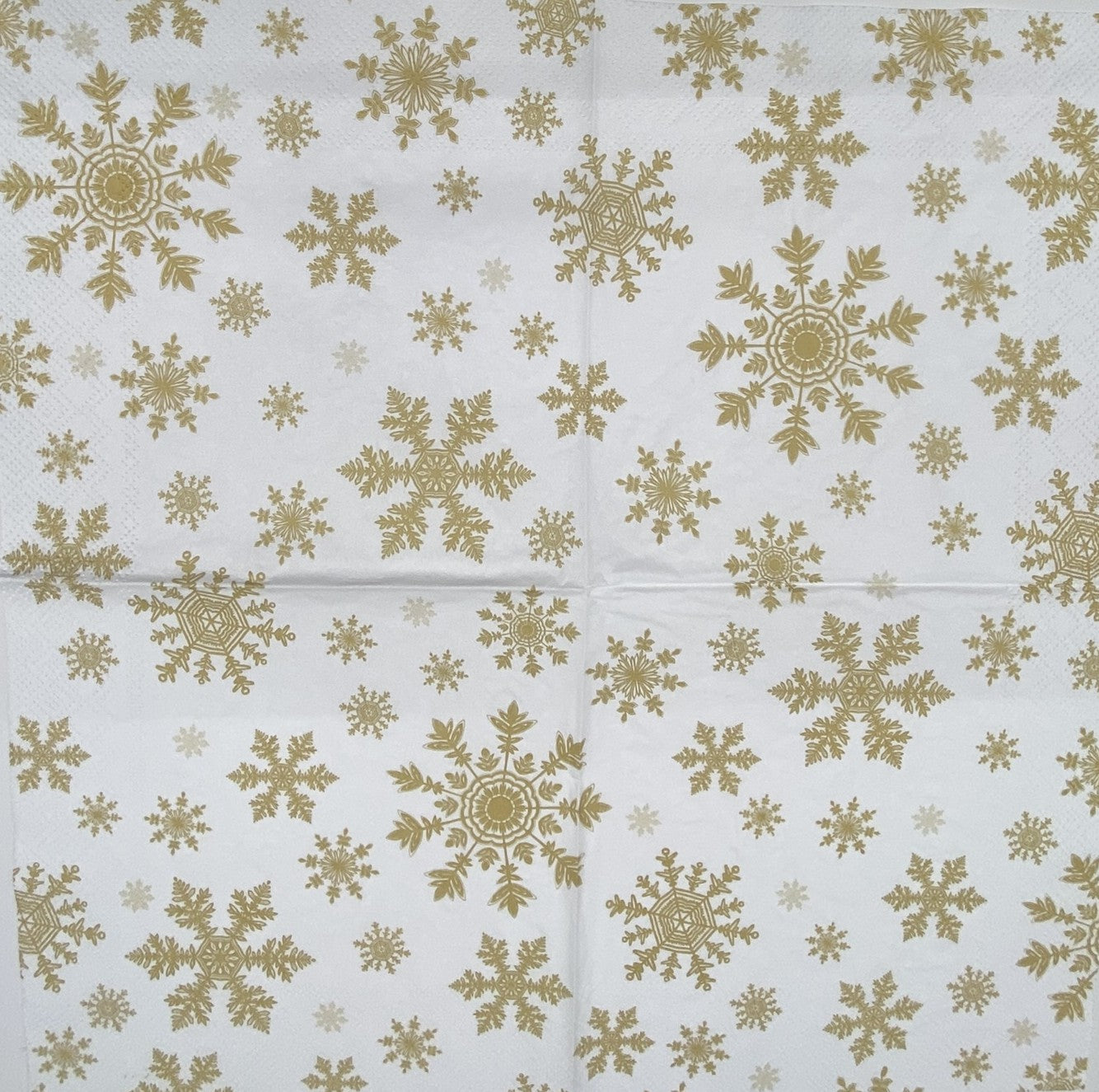 Decoupage Napkins 6.5" (2pcs)- Falling Snowflakes
