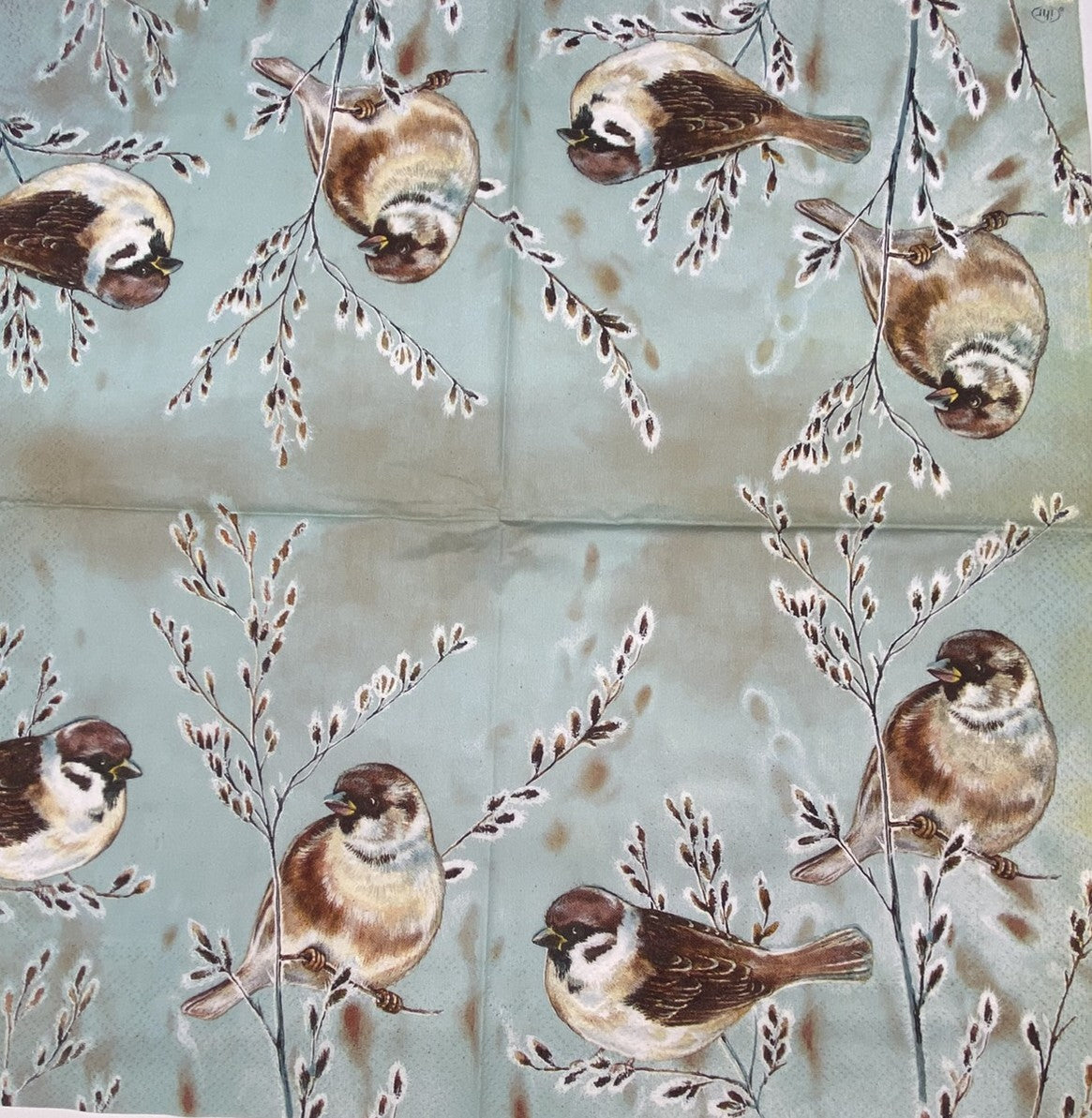 Decoupage Napkins 6.5" (2pcs)- Winter Melody