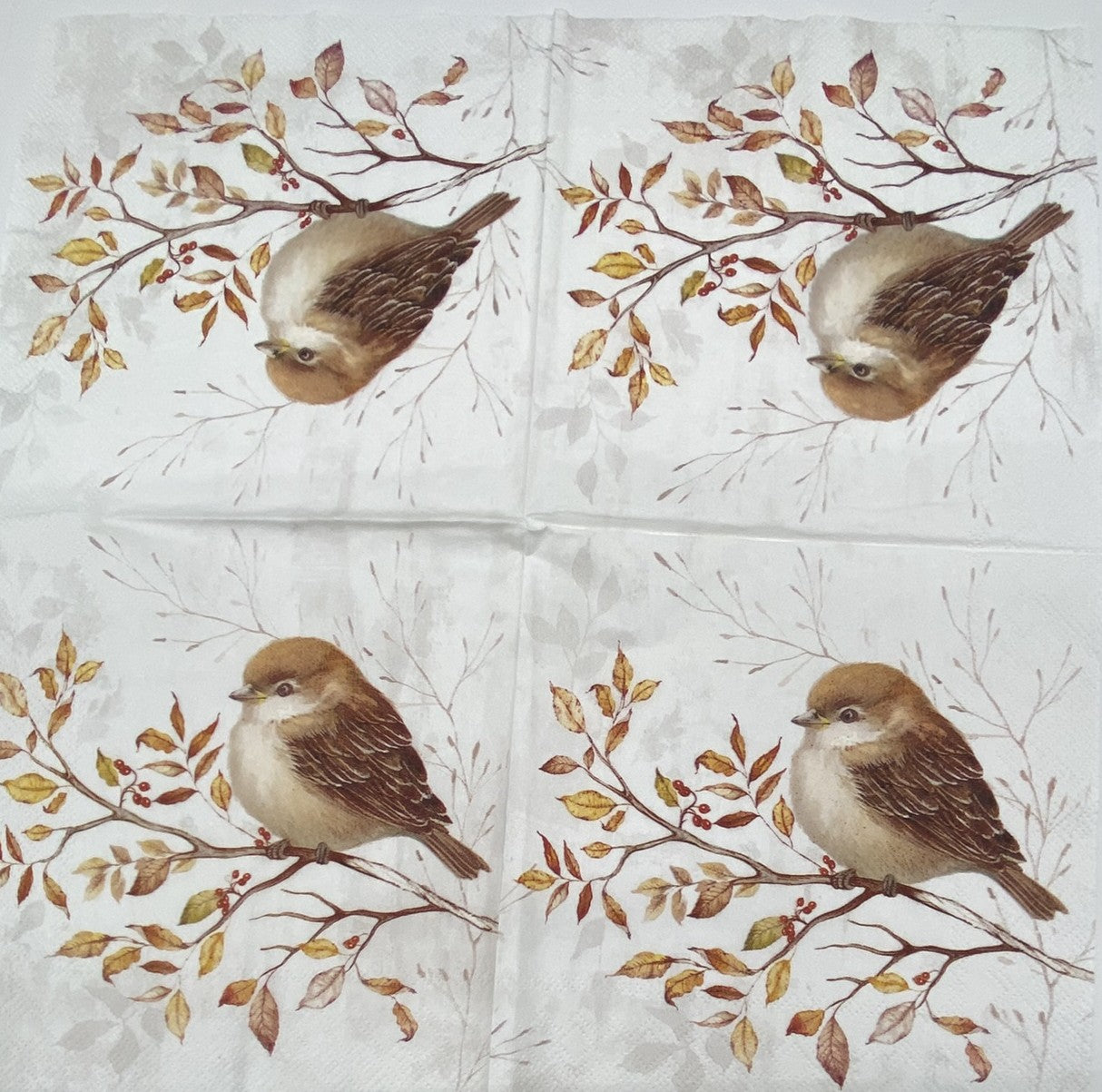Decoupage Napkins 6.5" (2pcs)- Autumn Melody